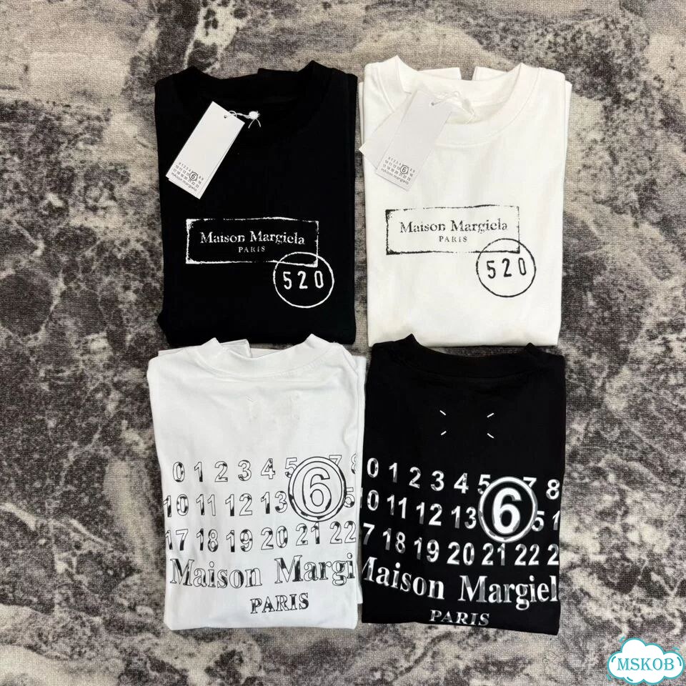 Футболка Maison margiela mm6 цифры винтаж фото 1