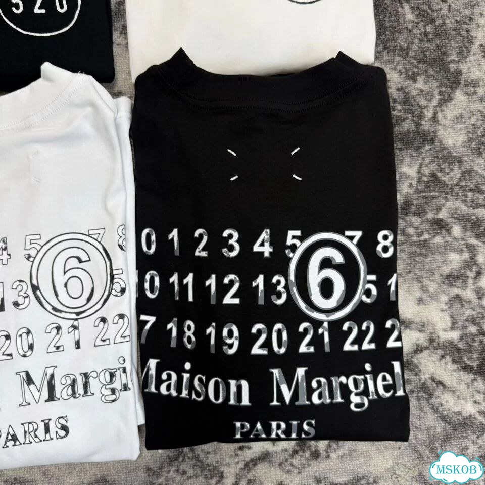 Футболка Maison margiela mm6 цифры винтаж фото 2