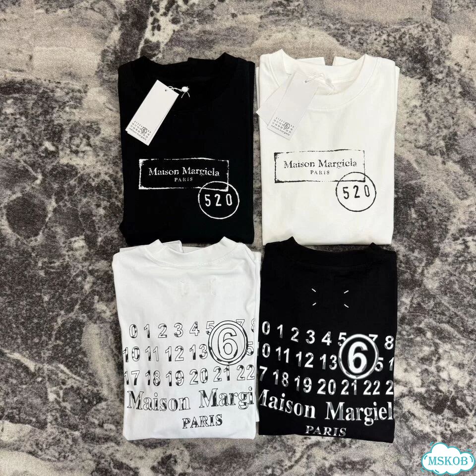 Футболка Maison margiela mm6 цифры винтаж фото 3