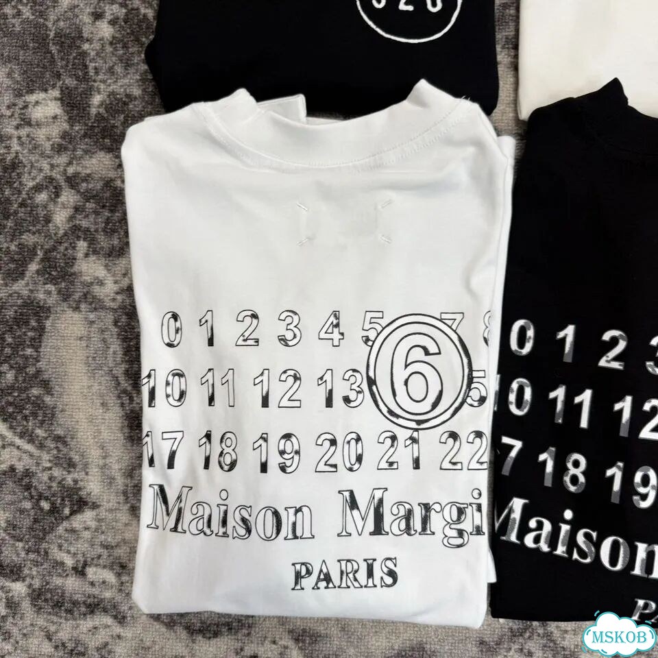 Футболка Maison margiela mm6 цифры винтаж фото 4