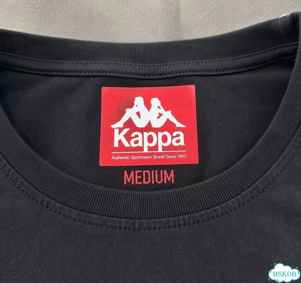 Футболка Гоша рубчинский х Kappa tee черная хайп фото 5