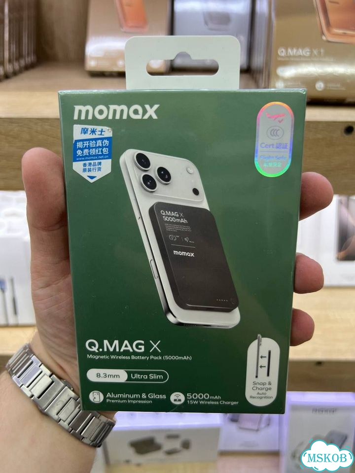 Повербанк Momax Q.Mag X 5.000mAh Black Оригинал фото 1