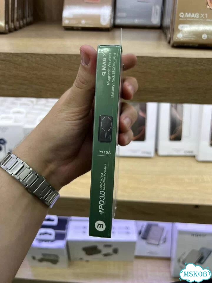 Повербанк Momax Q.Mag X 5.000mAh Black Оригинал фото 4