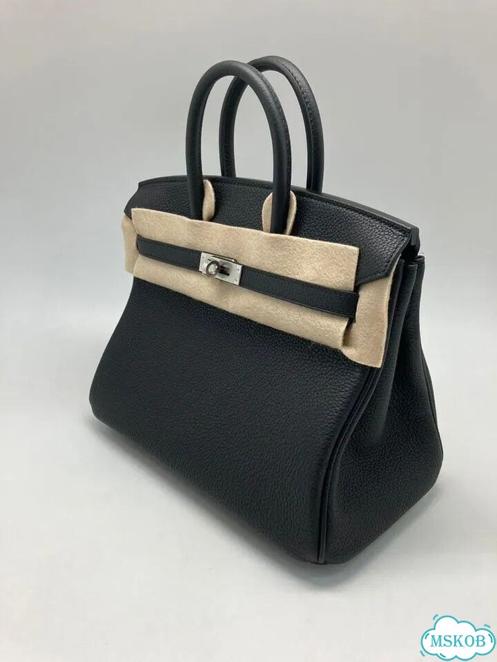 Сумка натуральная кожа Togo Birkin 25 Hermes фото 4