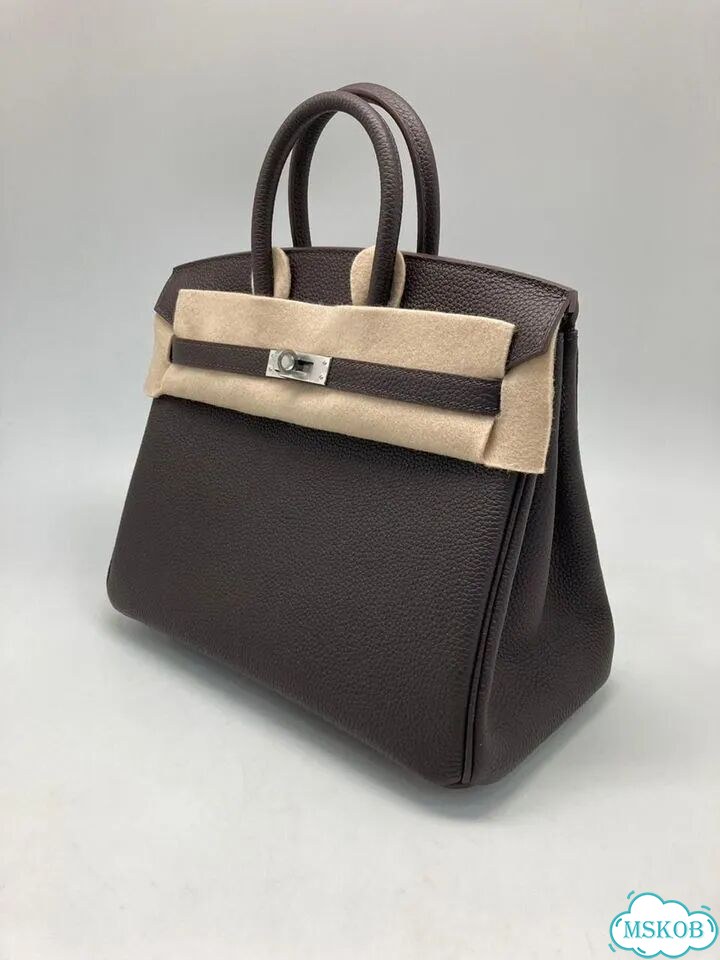 Сумка натуральная кожа Togo Birkin 25 Hermes фото 6