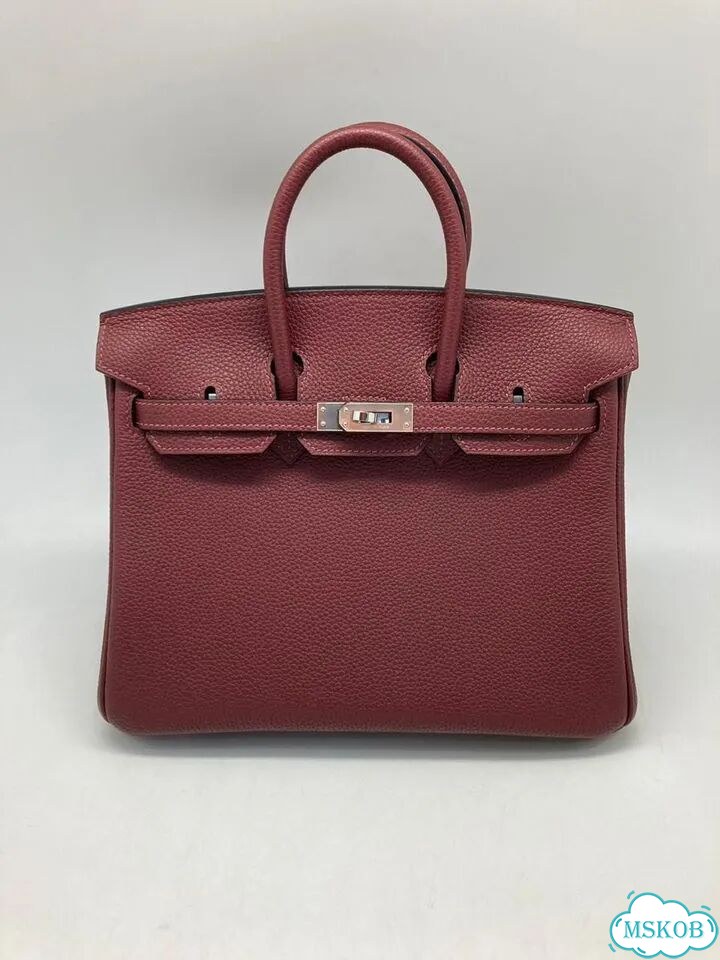 Сумка натуральная кожа Togo Birkin 25 Hermes фото 7