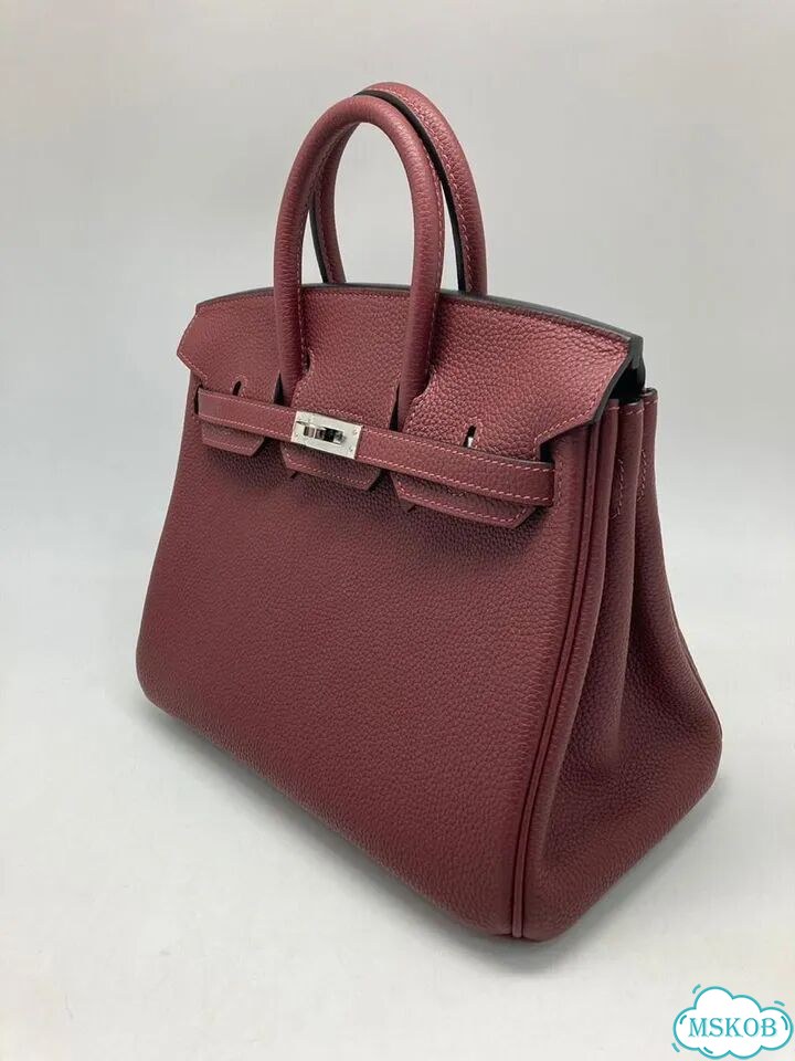 Сумка натуральная кожа Togo Birkin 25 Hermes фото 8