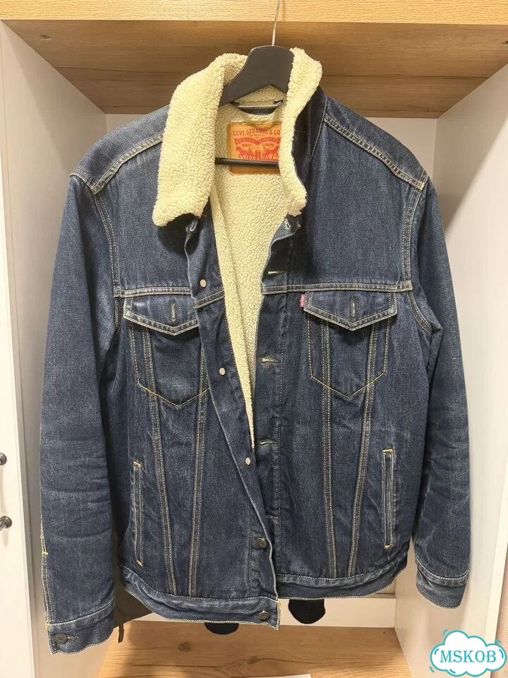 Джинсовая куртка levis xl фото 1