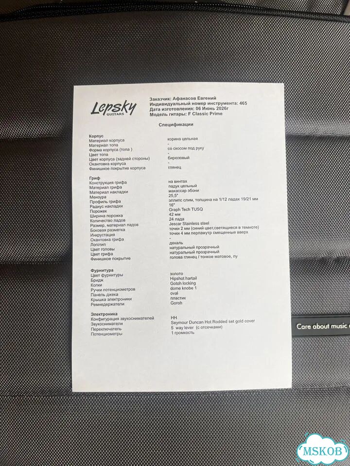 Электрогитара lepsky фото 8