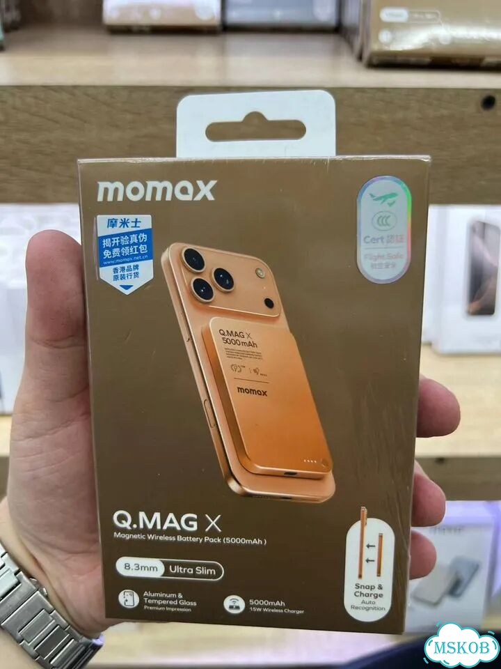 Повербанк Momax Q.Mag X 5.000mAh Orange Оригинал фото 1