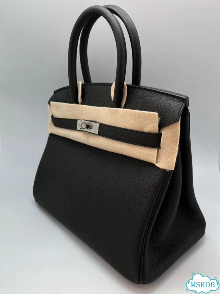 Сумка натуральная кожа Togo Birkin 30 Hermes фото 4