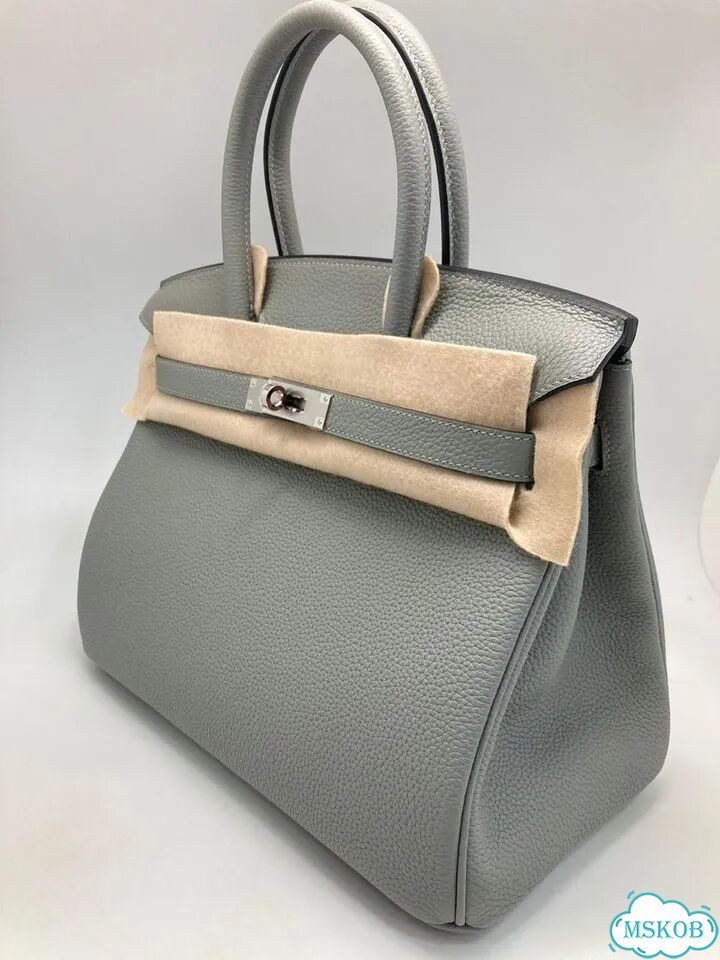 Сумка натуральная кожа Togo Birkin 30 Hermes фото 6