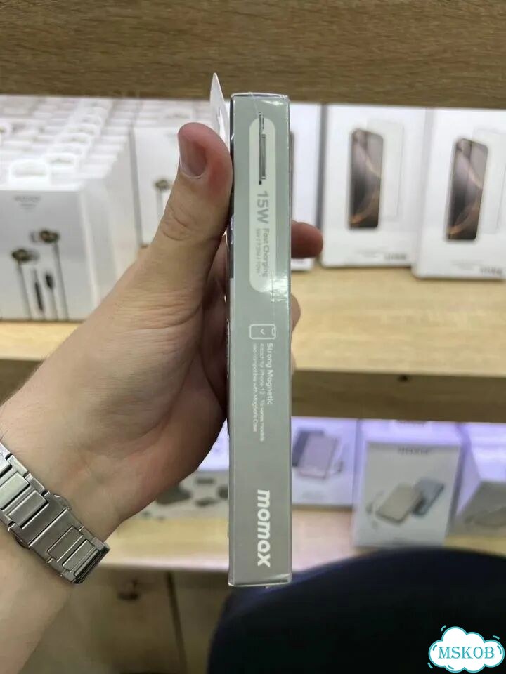Повербанк Momax Q.Mag X 5.000mAh Titanium Оригинал фото 3