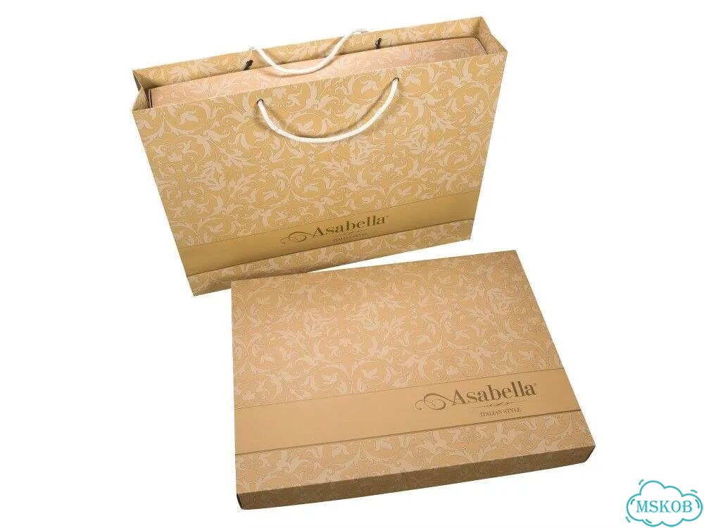 Постельное белье сатин-люкс Asabella 2105-4 евро фото 6