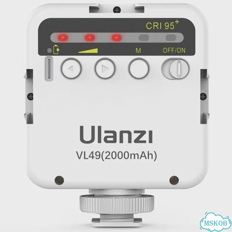 Ulanzi VL49 (2000mAh) белый портативный видеосвет фото 1