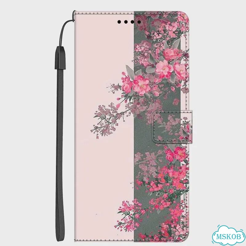 Розовый чехол-кошелек для ZTE Blade 20 SMART фото 1