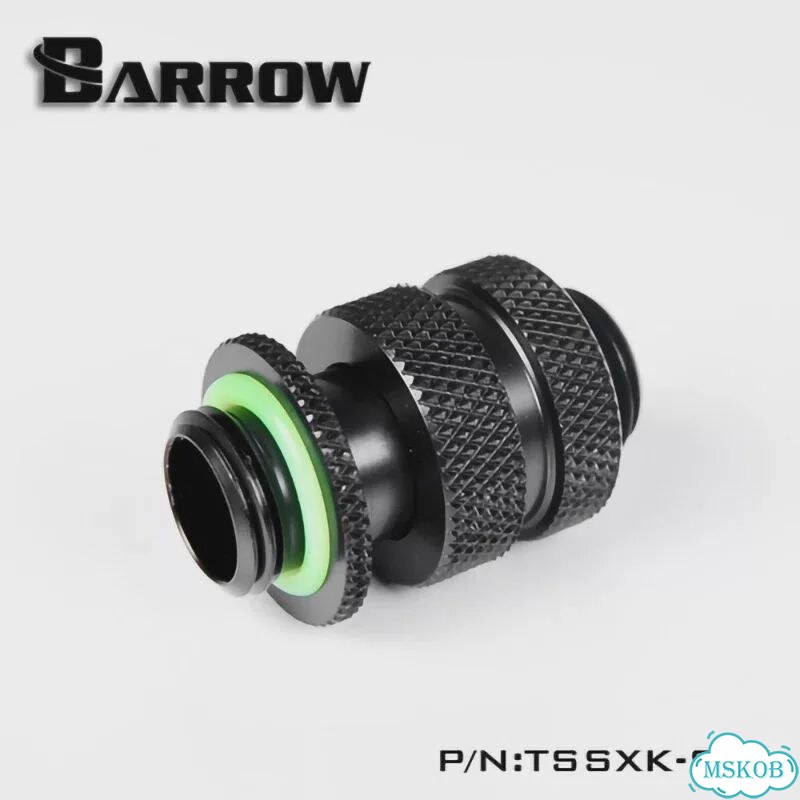 Barrow Соединительная труба G1/4 регулируемая латунная 41-69MM Gold фото 2