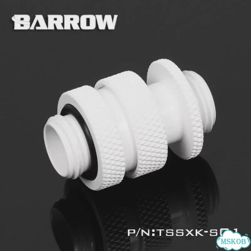 Barrow Соединительная труба G1/4 регулируемая латунная 41-69MM Gold фото 3
