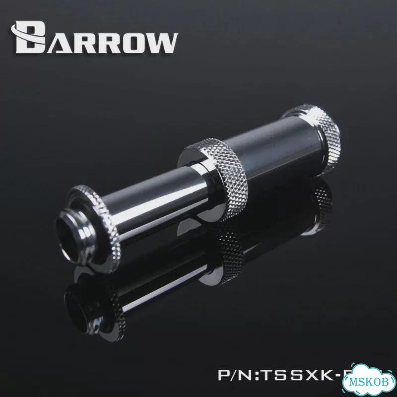 Barrow Соединительная труба G1/4 регулируемая латунная 41-69MM Gold фото 5