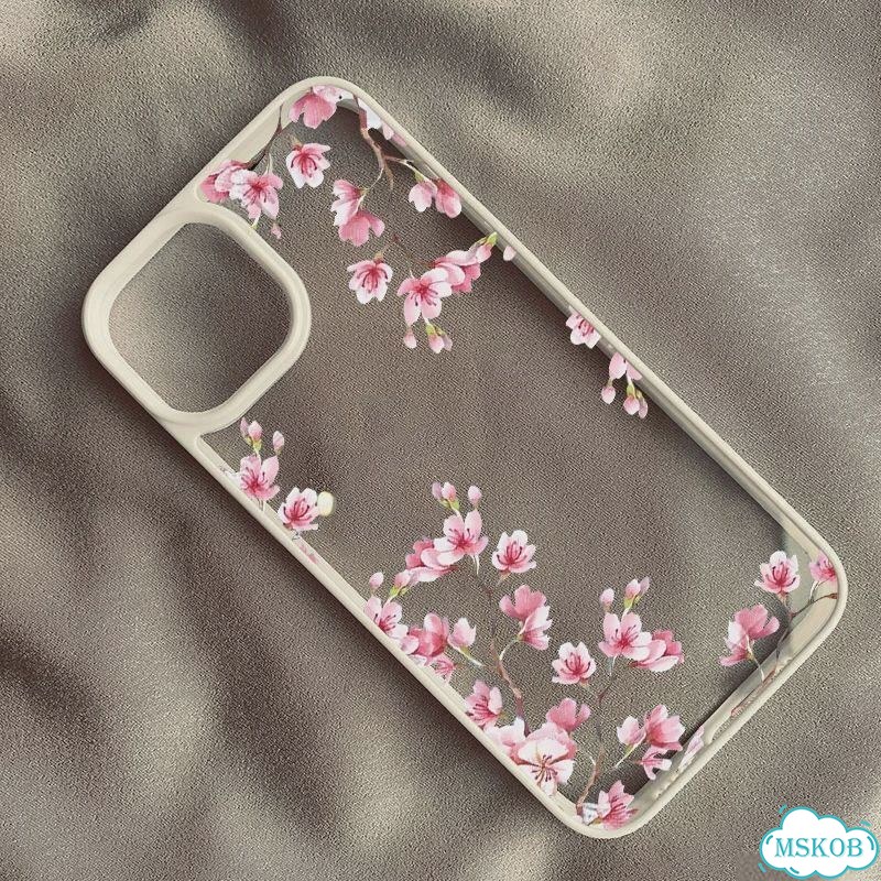 Чехол для телефона с розовыми цветами магнолии и цветами сливы для iPhone 17 Pro Айфон xs, style 6 фото 4