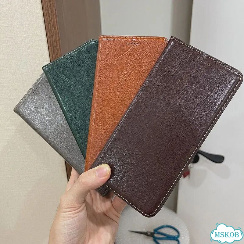 Кожаный чехол-книжка для iQOO 15 Ultra, Grey фото 6