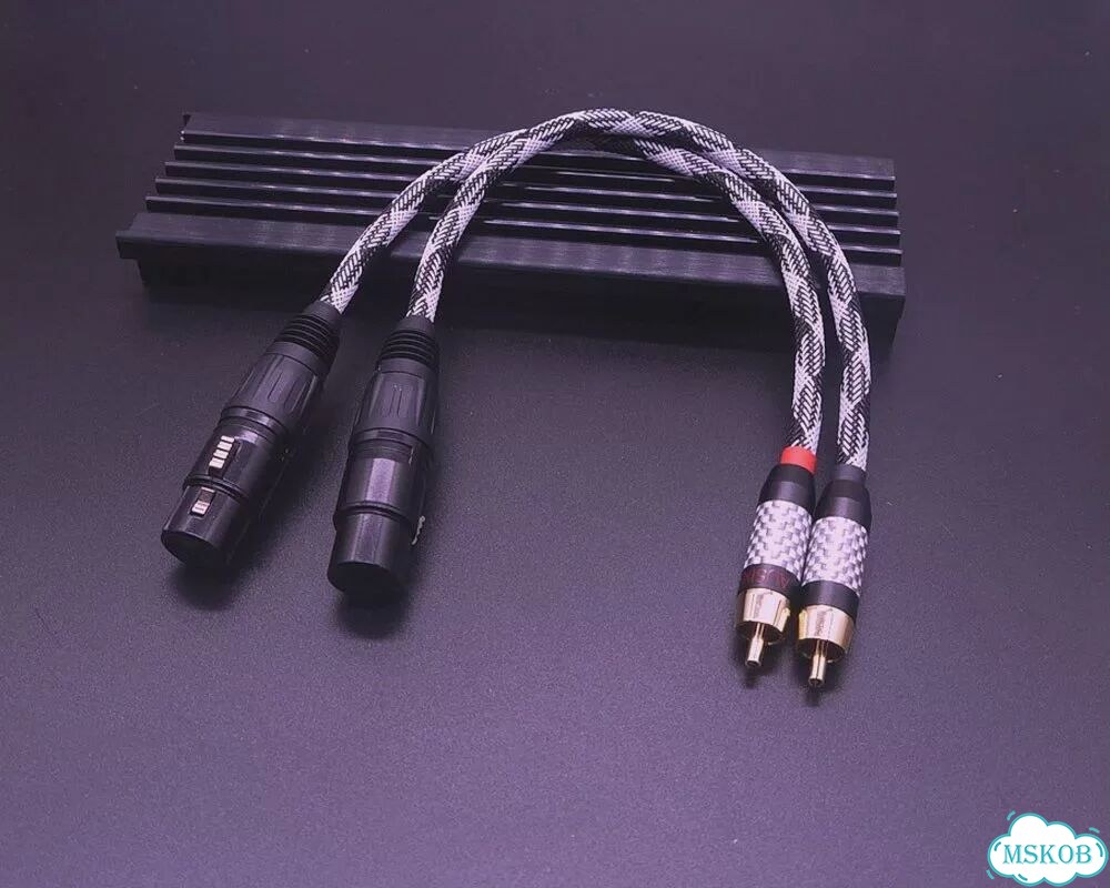 Ausik AS026 RCA-XLR кабель, 0.2м, RCA To Male XLR фото 3