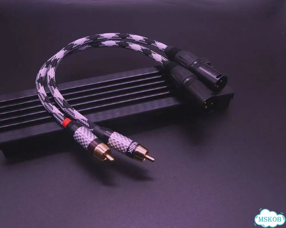 Ausik AS026 RCA-XLR кабель, 0.2м, RCA To Male XLR фото 4
