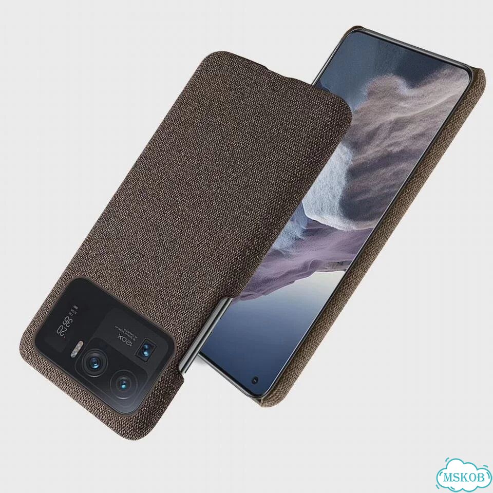 Тканевый чехол Brown для Xiaomi Mi 11 Ultra фото 1