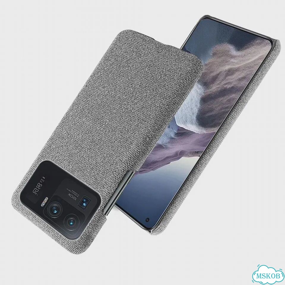 Тканевый чехол Brown для Xiaomi Mi 11 Ultra фото 3
