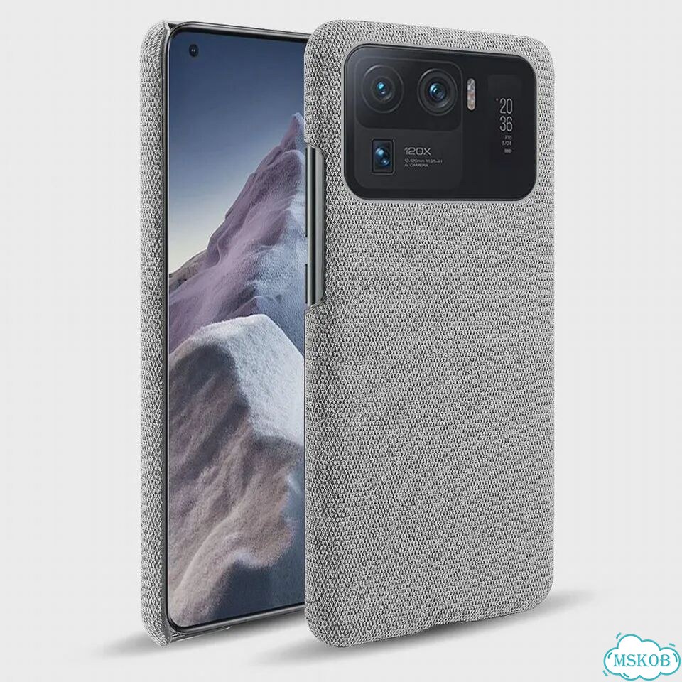 Тканевый чехол Brown для Xiaomi Mi 11 Ultra фото 5