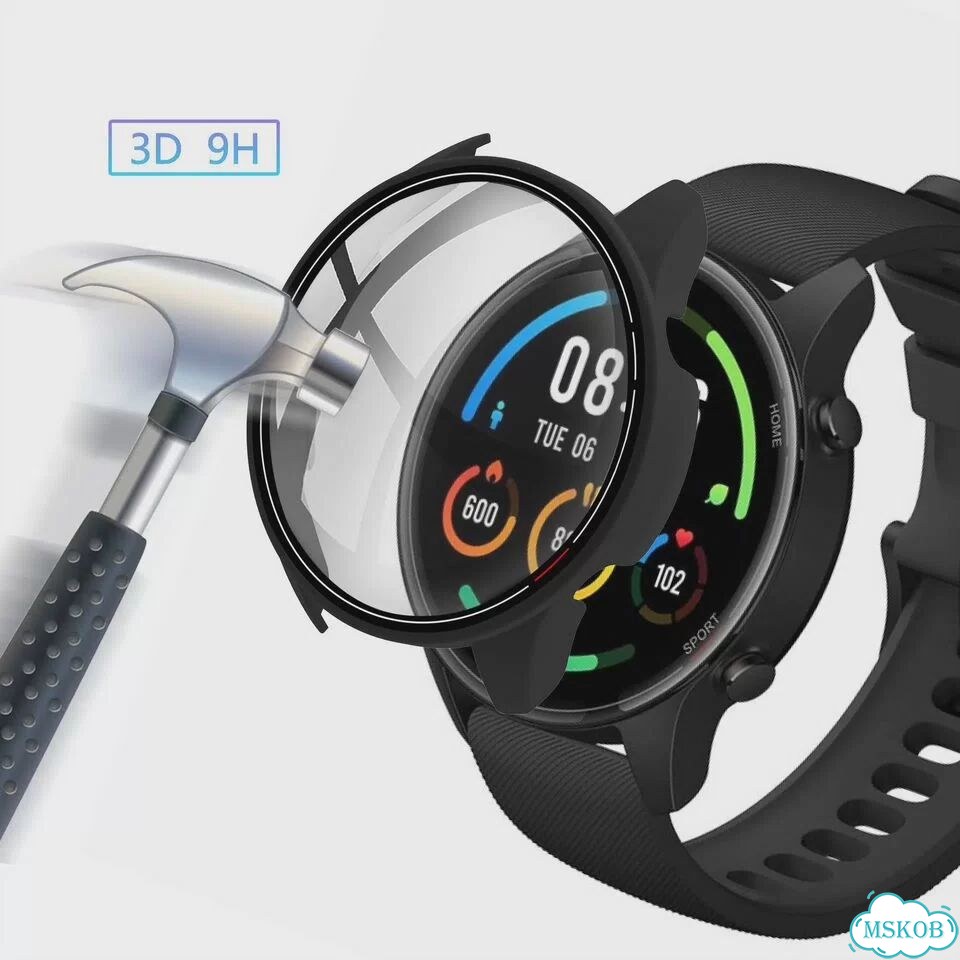 Защитный чехол Setoobay для Xiaomi Mi Watch Color Silver-Glass Case фото 4