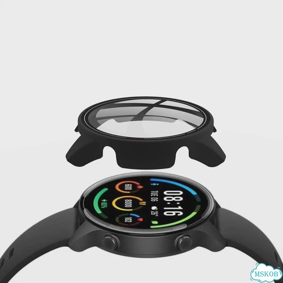 Защитный чехол Setoobay для Xiaomi Mi Watch Color Silver-Glass Case фото 5