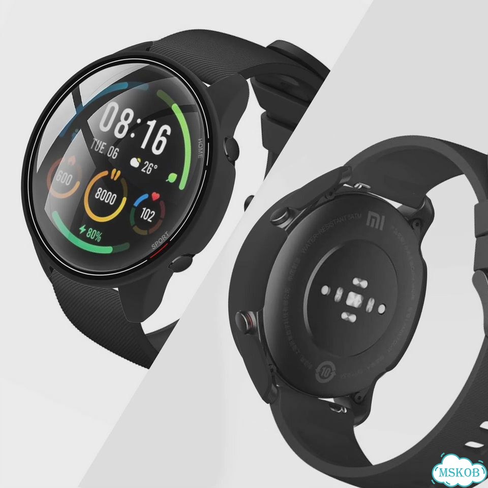 Защитный чехол Setoobay для Xiaomi Mi Watch Color Silver-Glass Case фото 6