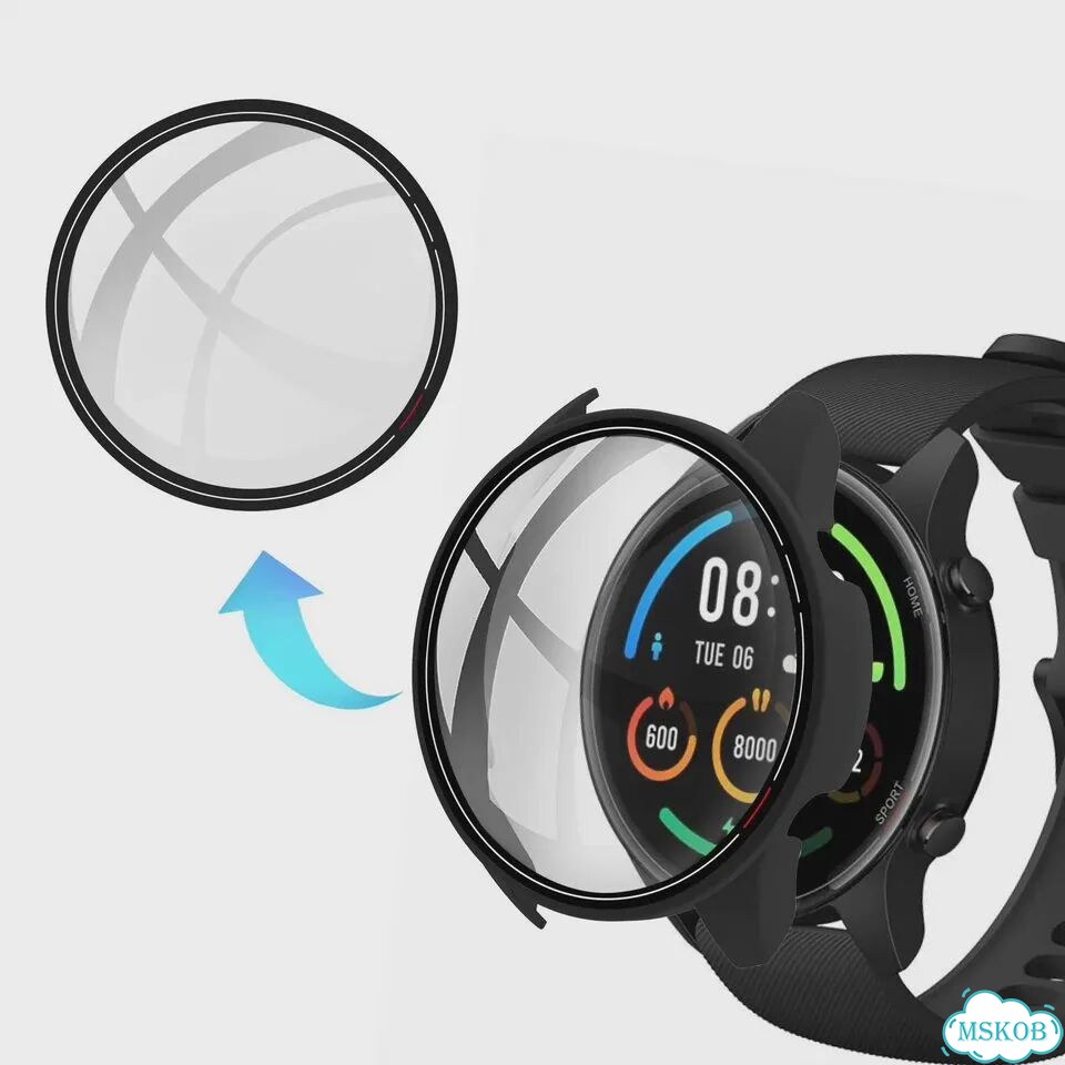 Защитный чехол Setoobay для Xiaomi Mi Watch Color Silver-Glass Case фото 7