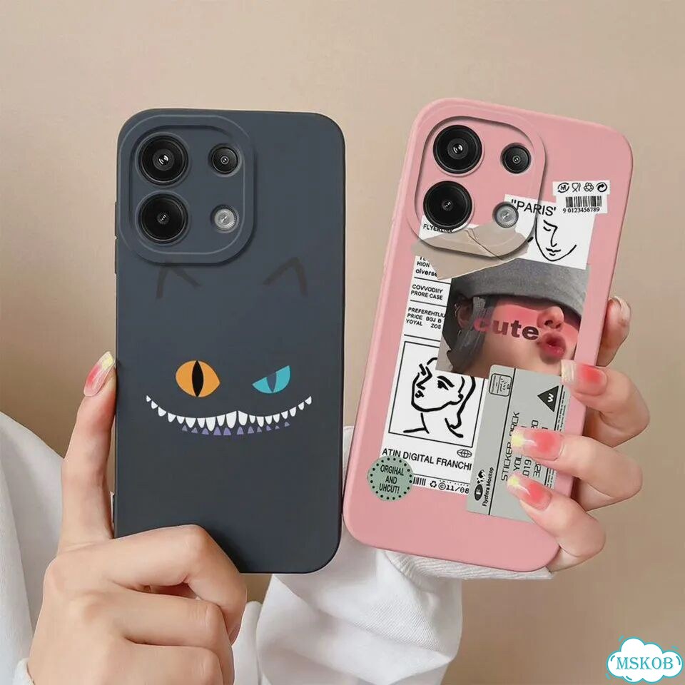 Черный чехол Redmi Note 13 Pro 4G, силикон фото 2