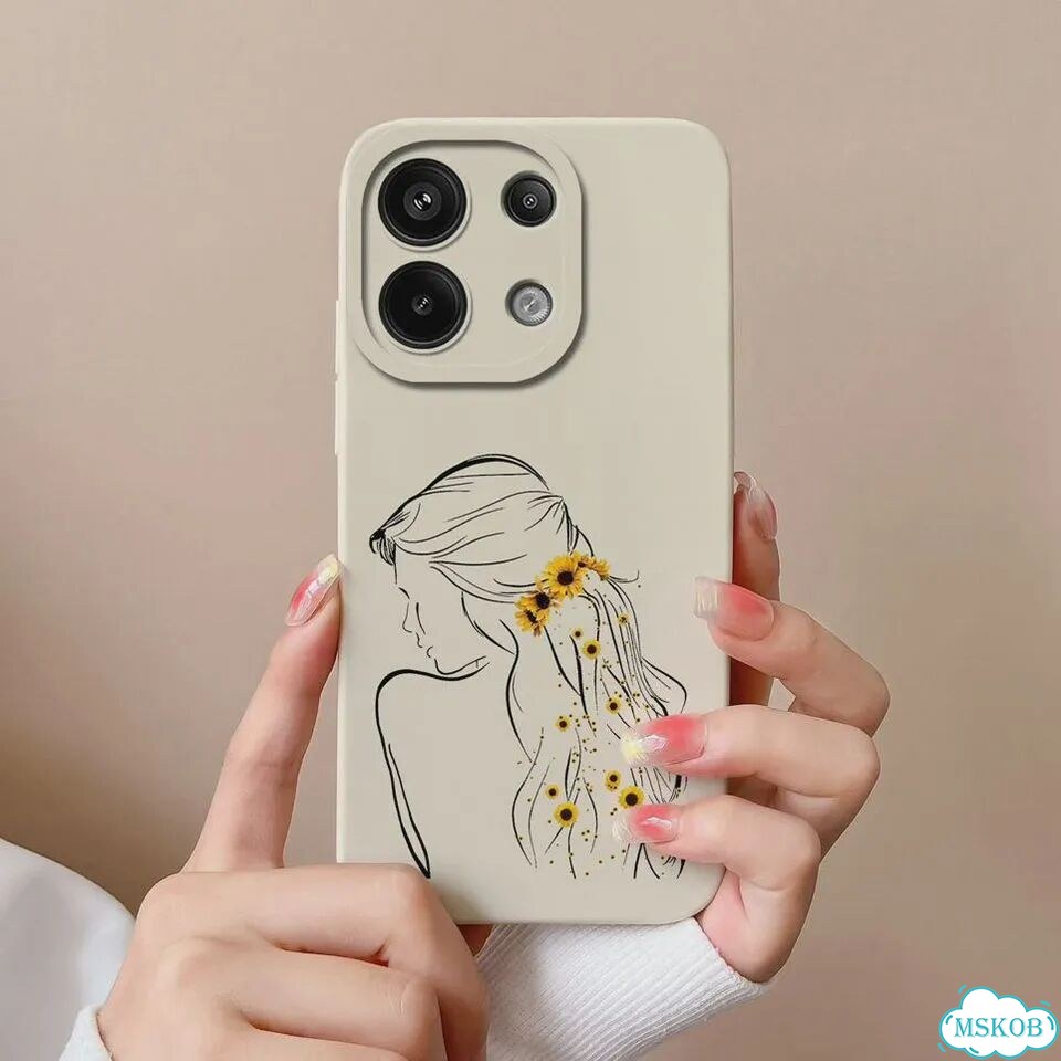 Черный чехол Redmi Note 13 Pro 4G, силикон фото 6