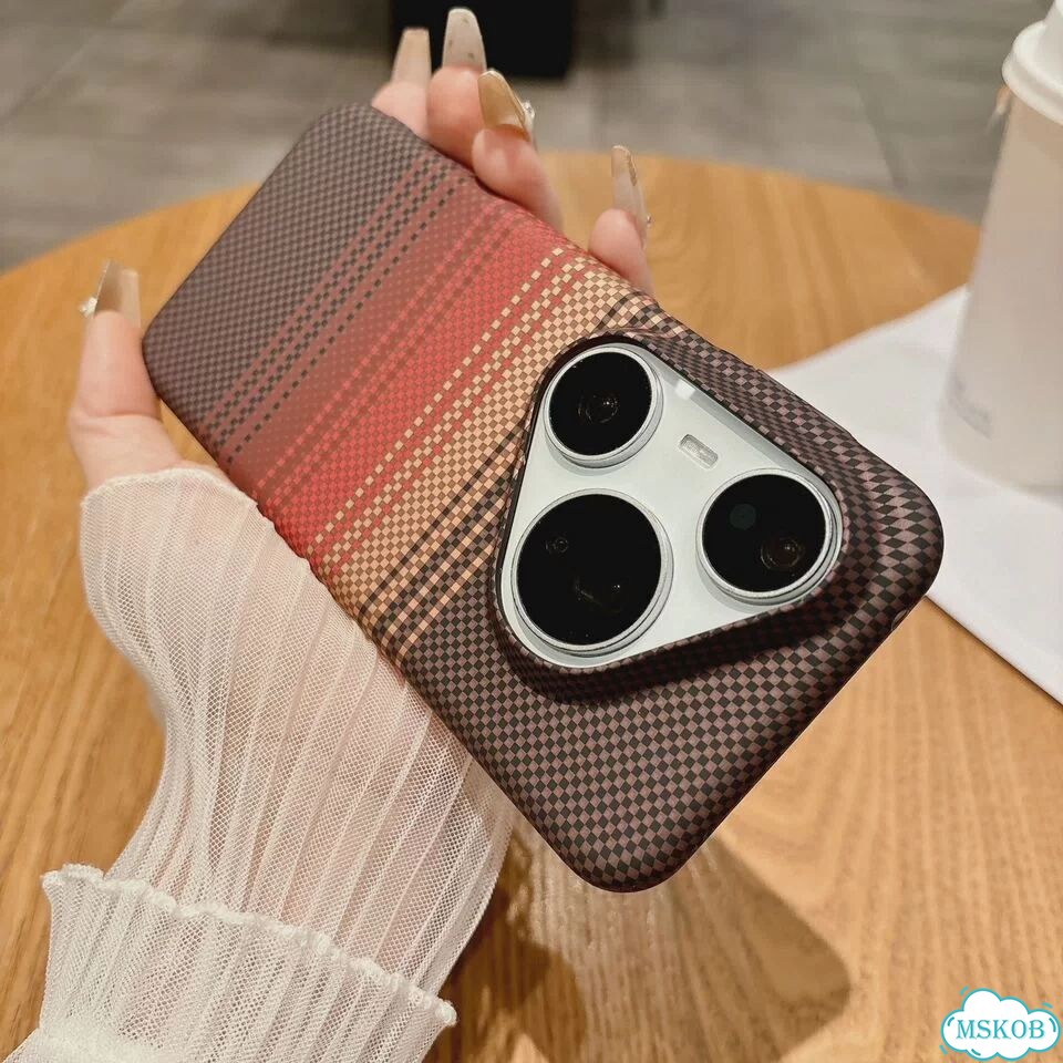 Чехол Huawei Pura 80 Pro Colorful, карбон, противоударный фото 4