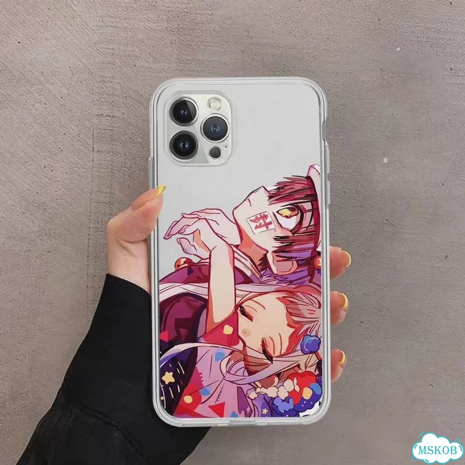 Чехол для телефона Hanako Kun Yashiro с аниме для iPhone 15 13 14 Pro Max Розовый, z3, For iPhone 13 фото 1