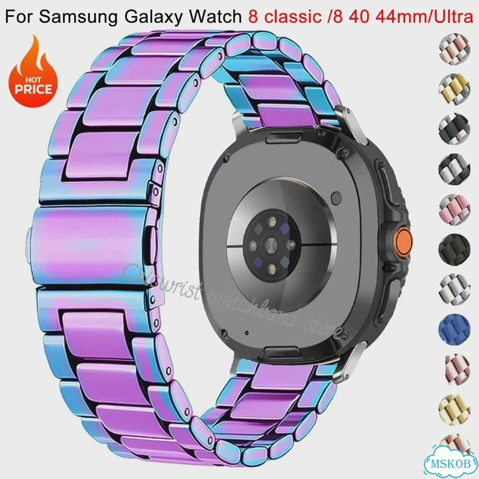 Металлический ремешок caowtan для Samsung Galaxy Watch 8 classic Galaxy Ultra 47MM, S фото 2