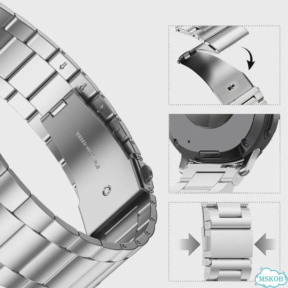 Металлический ремешок caowtan для Samsung Galaxy Watch 8 classic Galaxy Ultra 47MM, S фото 4