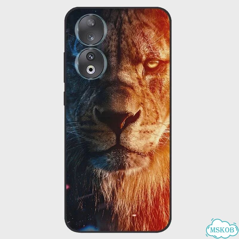 Чехол для Honor 90/90 Pro/90 Lite Coque тпу черный Мягкий силиконовый модный чехол для телефона Cute фото 3