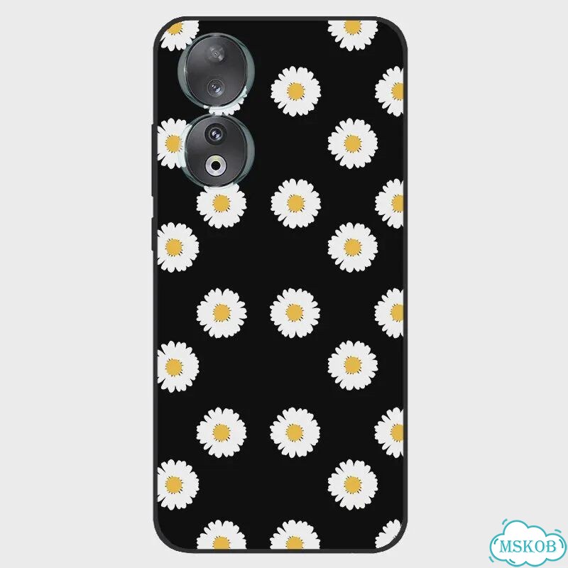 Чехол для Honor 90/90 Pro/90 Lite Coque тпу черный Мягкий силиконовый модный чехол для телефона Cute фото 4