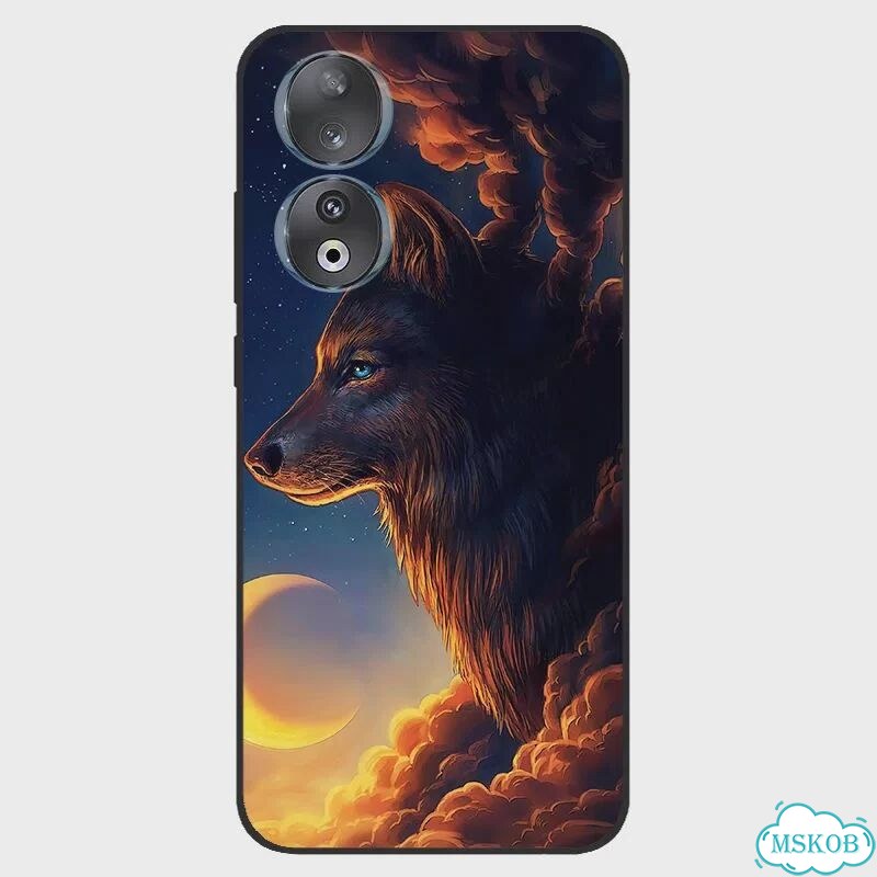Чехол для Honor 90/90 Pro/90 Lite Coque тпу черный Мягкий силиконовый модный чехол для телефона Cute фото 6