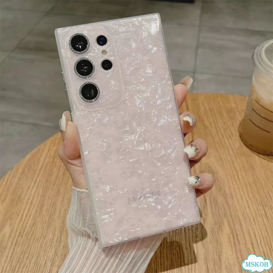 Чехол с градиентом лазера для Samsung Galaxy S24 S25 S23 Ultra S22 Plus, блестящая защита камеры, мя фото 1