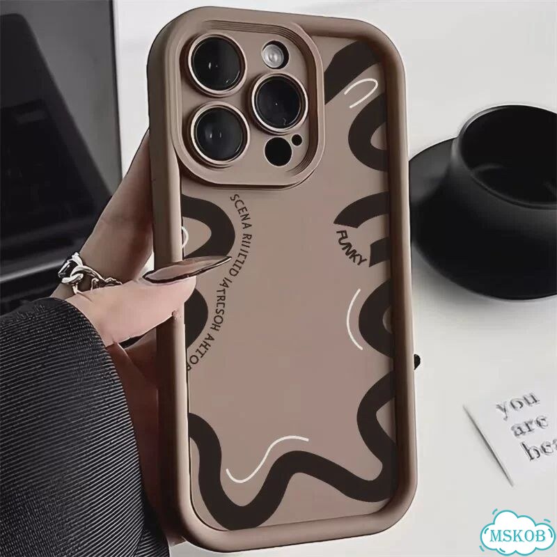 Чехол для телефона с сердечками для iPhone 16 Pro Max, iPhone 11, 17, 14, iPhone17 Про, Brown DG57 фото 4