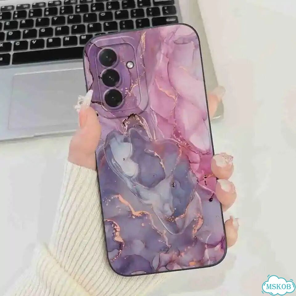 Для Samsung Galaxy A36 5G 2025 Чехол Luxury Flower Love Мягкая силиконовая задняя крышка для Samsung фото 4