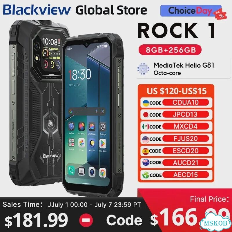 Blackview ROCK 1, 8/256 ГБ, 2 SIM фото 2