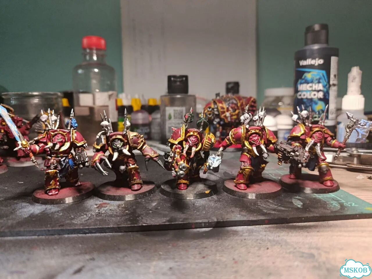 Warhammer 40000 Chaos Terminators печать фото 1
