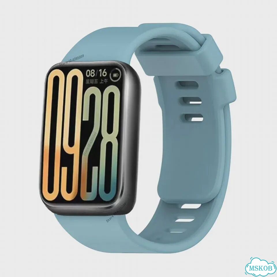 Ремешок и чехол TPU для Xiaomi Mi Band 9 Pro, черный фото 4