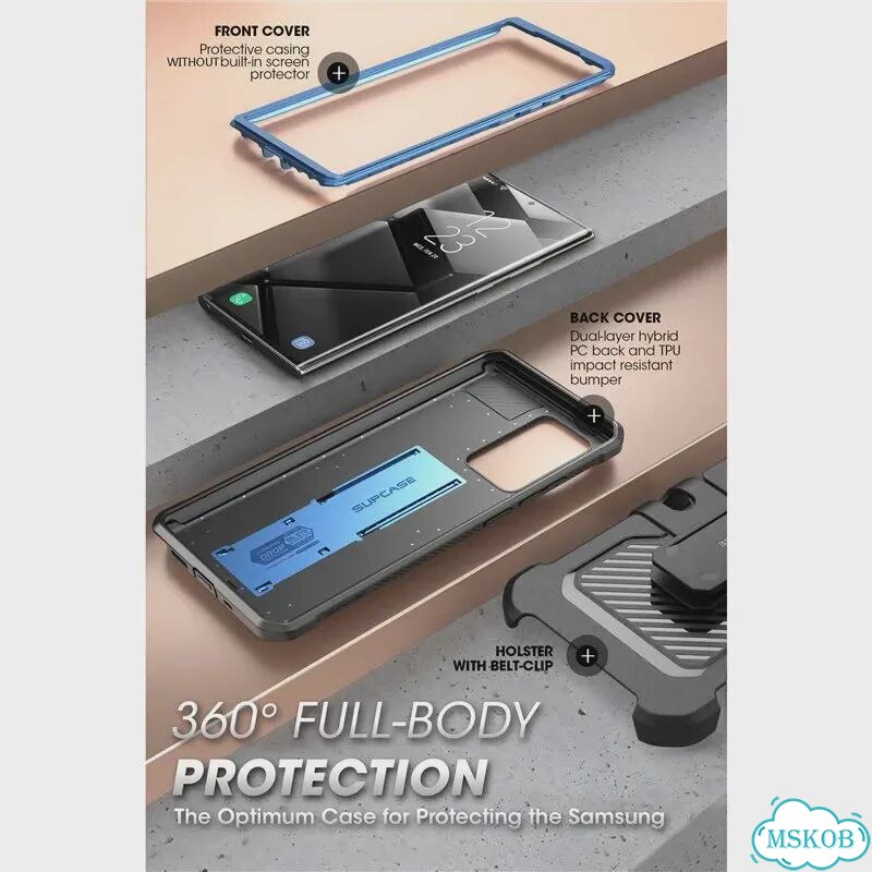 Supcase UB Pro чехол для Samsung Galaxy Note 20 Ultra, черный фото 6